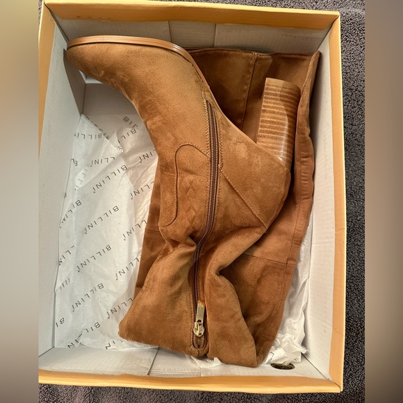 Billini “Vixen” Brown Suede Over the Knee Boots - Picture 3 of 5